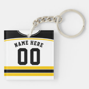 Namn & Number Jersey Nyckelring, Hockey Lacrosse
