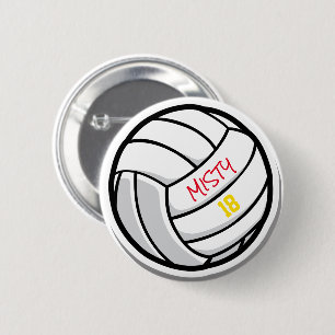 Namn nummer för volleyball Team Spirit Player-spel Knapp