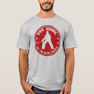 Namn & numrerar tillbaka goalien för t-shirt
