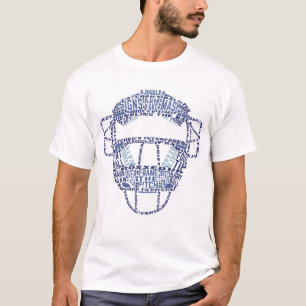 Namn & numrerar tillbaka skjortan för tee shirt