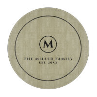 Namn och datum för monogramfamilj | Sage & Black R