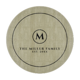 Namn och datum för monogramfamilj | Sage & Black R