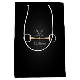 Namn och Monogram för Eggrumfilt Bit Horse & Monog