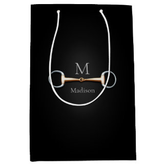 Namn och Monogram för Eggrumfilt Bit Horse & Monog