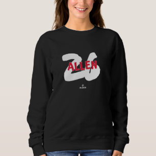 Namn och Number Logan Allen Cleveland Baseball MLB T Shirt