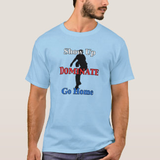 Namn och nummer på bak-seriösa basket Pitcher T Shirt