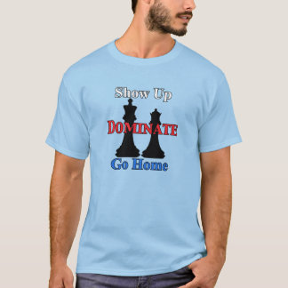 Namn och nummer på bakre seriösa schackspelare t shirt