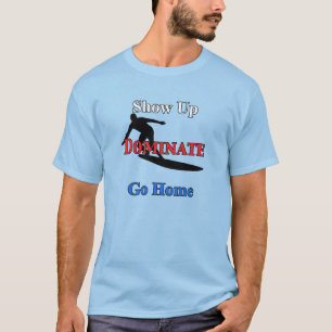 Namn och nummer på bakre seriösa surfare t shirt