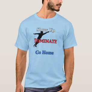 Namn och nummer på bakre, seriöst Fencer T-Shirt