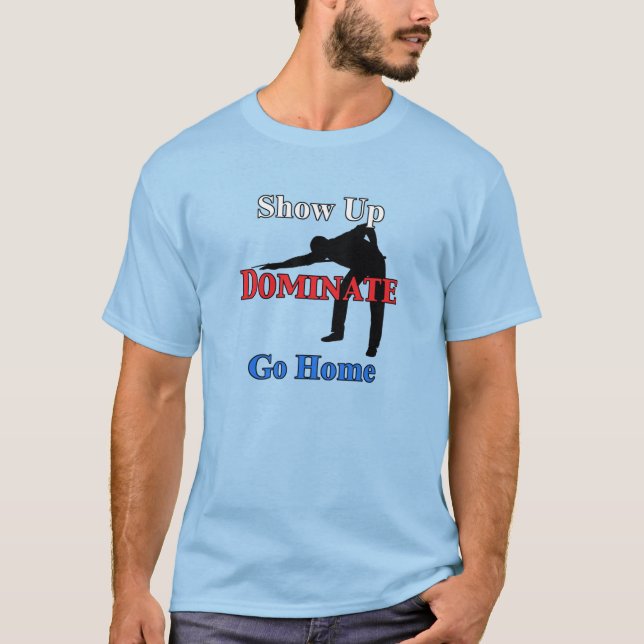 Namn och nummer på Bassäng-spelaren bak T Shirt (Framsida)