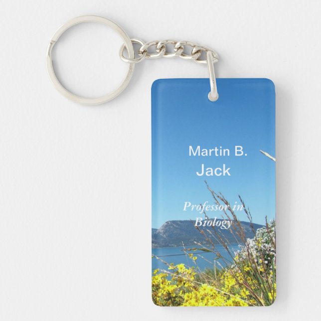 namn och professionell nyckelring (Framsidan)