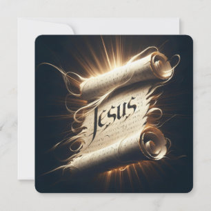 "Namn of Salvation"-hälsningskort Kort