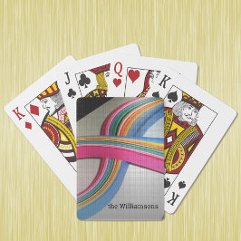 Namn om Papper färglös fyllning Casinokort