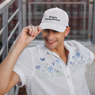 Namn on White, Familjeåterförening, Broderad Keps