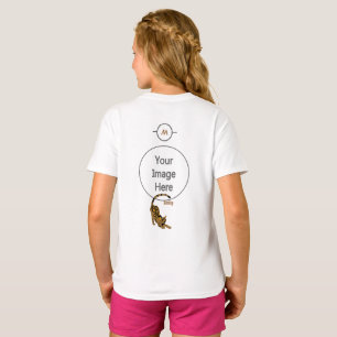 Namn Orange Paisley Bengal Kitten Yoga Stretching T Shirt