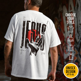 Namn över alla namn Jesus grunge modern streetwear T Shirt