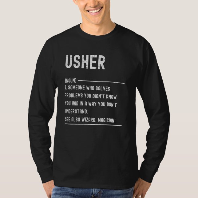 Namn på användardefinitionsjobb t shirt (Framsida)