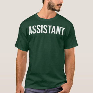 Namn på assistentjobb t shirt