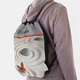 Namn på Calming Zen Garden Drawstring Bag Gympapåse