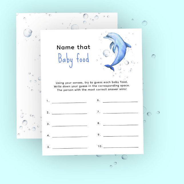 Namn på den här barnmaten - nautiskt baby shower-s (Skapare uppladdad)