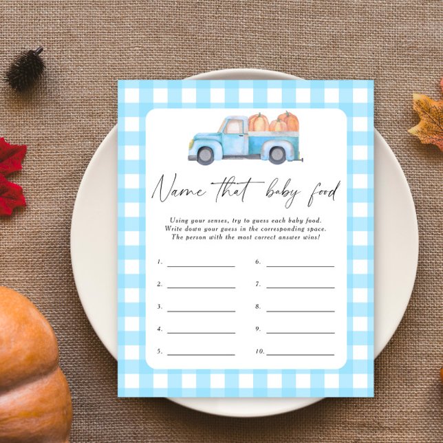 Namn på det här barnmaten baby shower spel - Lastb (Skapare uppladdad)