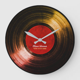 namn på ett vinylrekord stor klocka