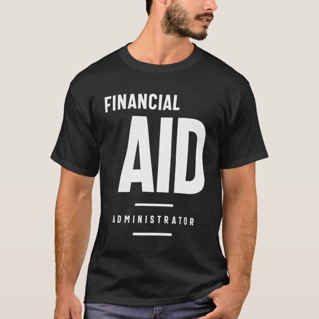 Namn på finansiellt stöd - Administratörsgåva - Fu T Shirt (Framsida)