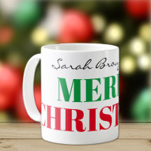 Namn på God Jul 11oz Klassisk