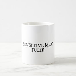 Namn på kaffearbetarnas känslighet kaffemugg