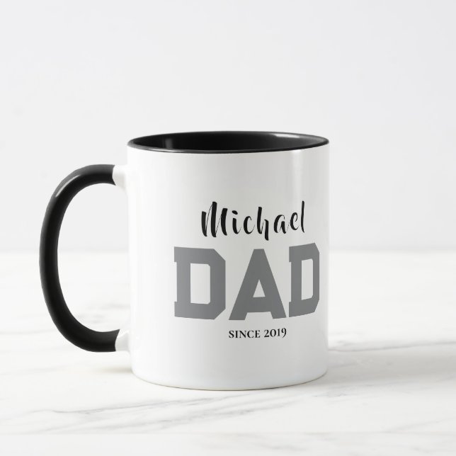 Namn Pappa Sedan År Enkel Typografi Far  Mugg (Vänster)