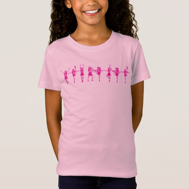 Namn Patricia CheerLeader Fitness Girls Typography T Shirt (Framsida)
