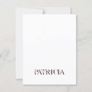 Namn Patricia Vykort