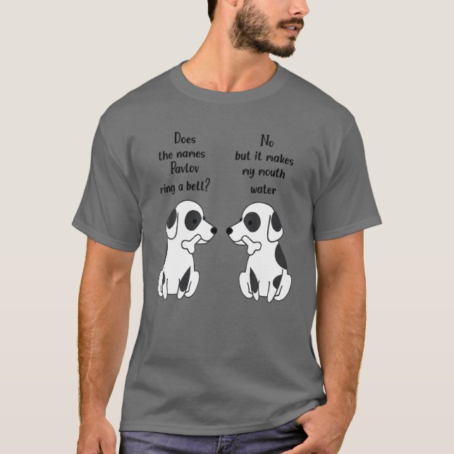 Namn Pavlov Ring A Bell Funny Ivan Pavlov T Shirt (Framsida)