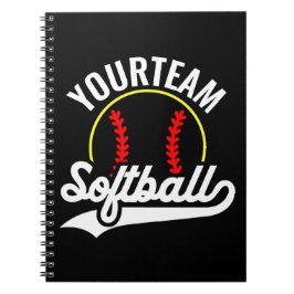Namn Personlig League-spelaren i Softball-teamet Anteckningsbok