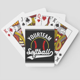 Namn Personlig League-spelaren i Softball-teamet Casinokort