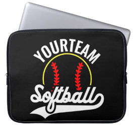 Namn Personlig League-spelaren i Softball-teamet Laptop Fodral