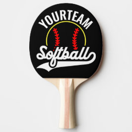 Namn Personlig League-spelaren i Softball-teamet Pingisracket