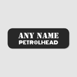 Namn Personlig Petrolhead Namnbricka