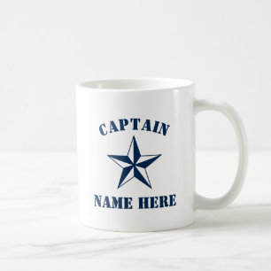 Namn personlig, sjöstjärna kaffemugg