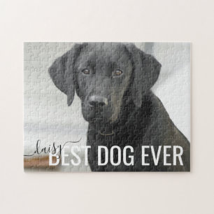 Namn Pet-foto med bästa Hund någonsin Pussel