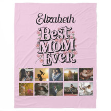 Namn Photo Collage Best Mamma All Retro Typography