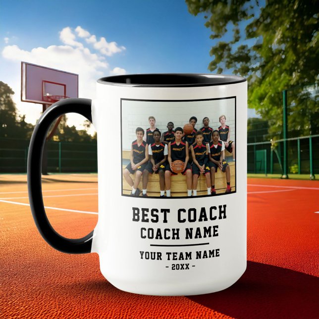 Namn Photo Tack för Best Coach Team Mugg (Skapare uppladdad)