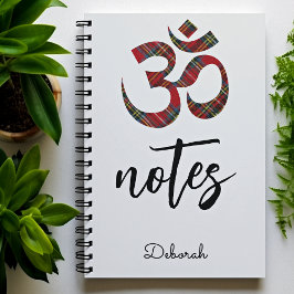 Namn, Posh Royal Stewart Tartan Om symbol för ante Anteckningsbok