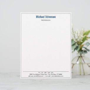 Namn Profession Adress Personlig Letterhead Brevhuvud