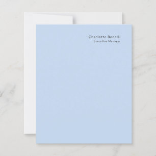 Namn Professionell Modern Minimalist Blå