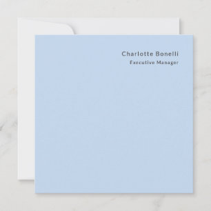 Namn Professionell Modern Minimalistisk Blå