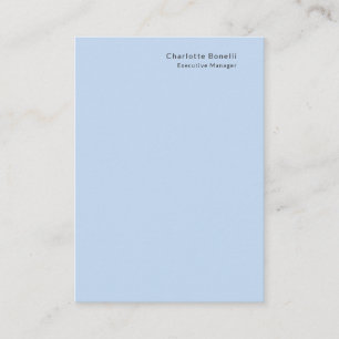 Namn Professionell Modern Minimalistisk Blå  Tilläggskort