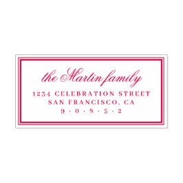 Namn-Returadressen för enkel Elegant Självfärgande Stämpel