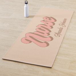 Namn Roligt Retro Anpassningsbar Yoga Mat