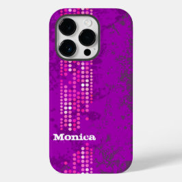 Namn rosa lila surfa stil fodral